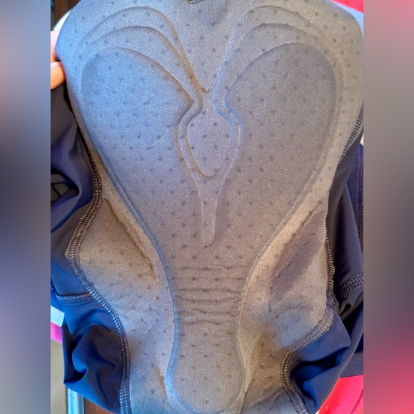 Sweaty Betty Velo Padded Bib Cycling Short Blue size 0 - Picture 4 of 5